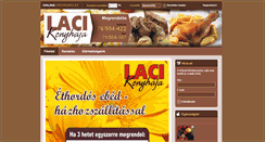 Desktop Screenshot of lacikonyhaja.hu