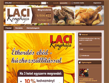 Tablet Screenshot of lacikonyhaja.hu